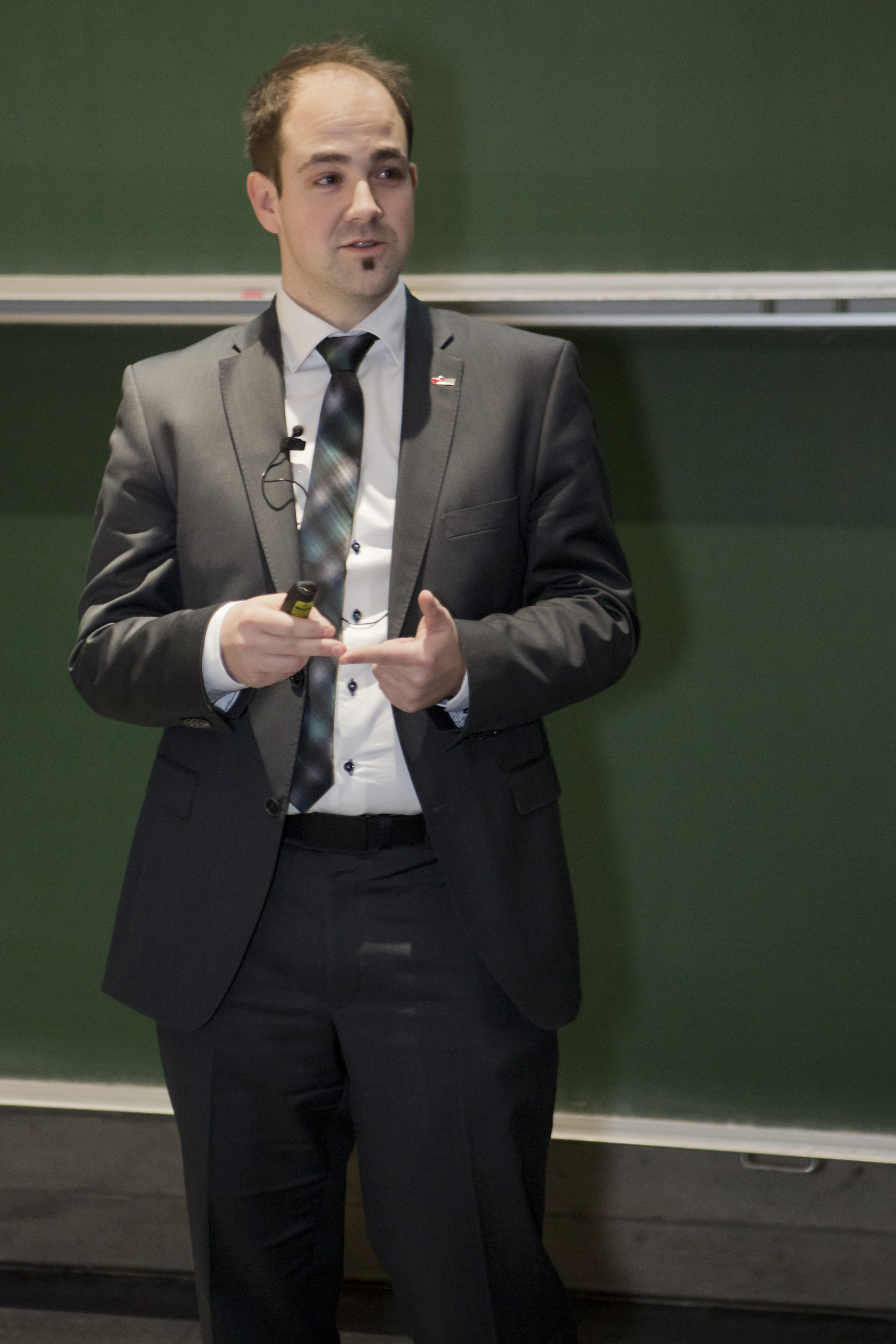 Markus Kummer beim Vortrag mit dem Titel 